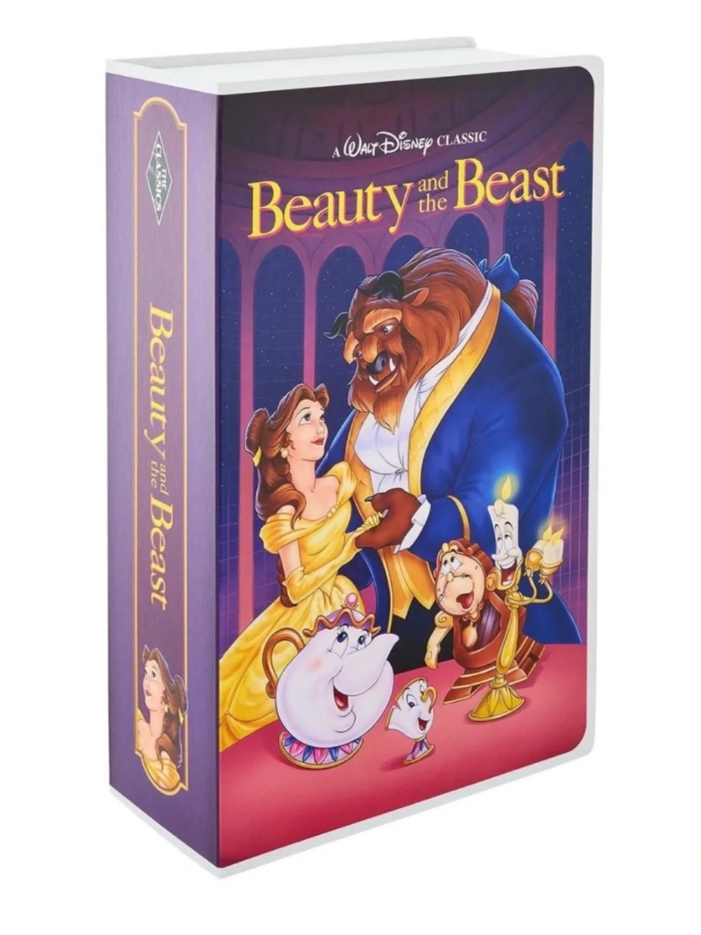 Beauty and the Beast Disney Classic VHS Boxed Silk Touch Throw, Collectible